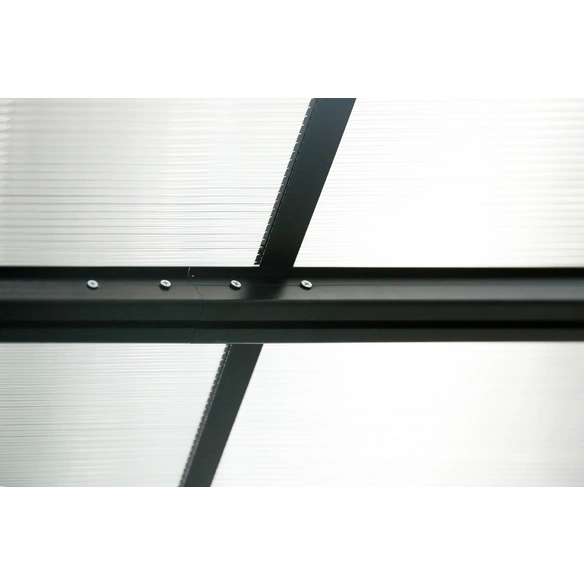 Terrassendach »Bruce«, BxHxT: 617 x 270 x 300 cm, Aluminium, schwarz