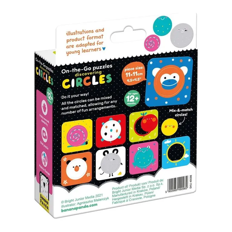 Puzzle 16-teilig On-the-Go Discovering Circles