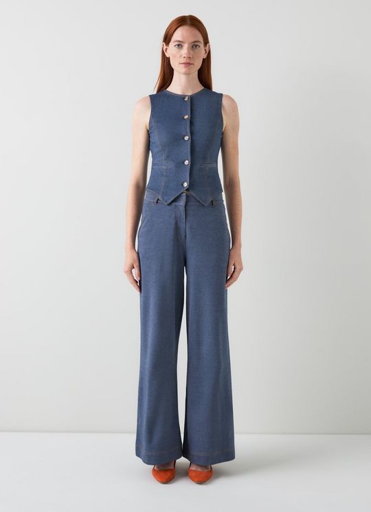 Freya Midnight Stretch Ponte Denim Trouser