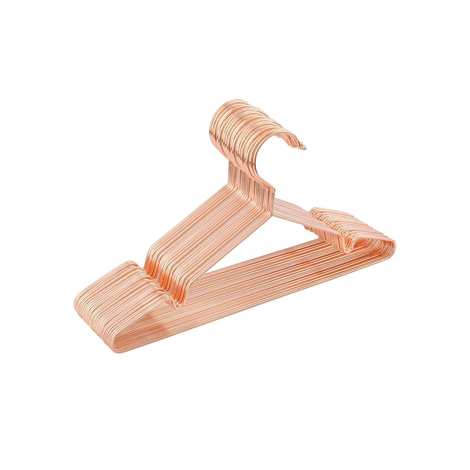 20 Cintres enfant rose gold