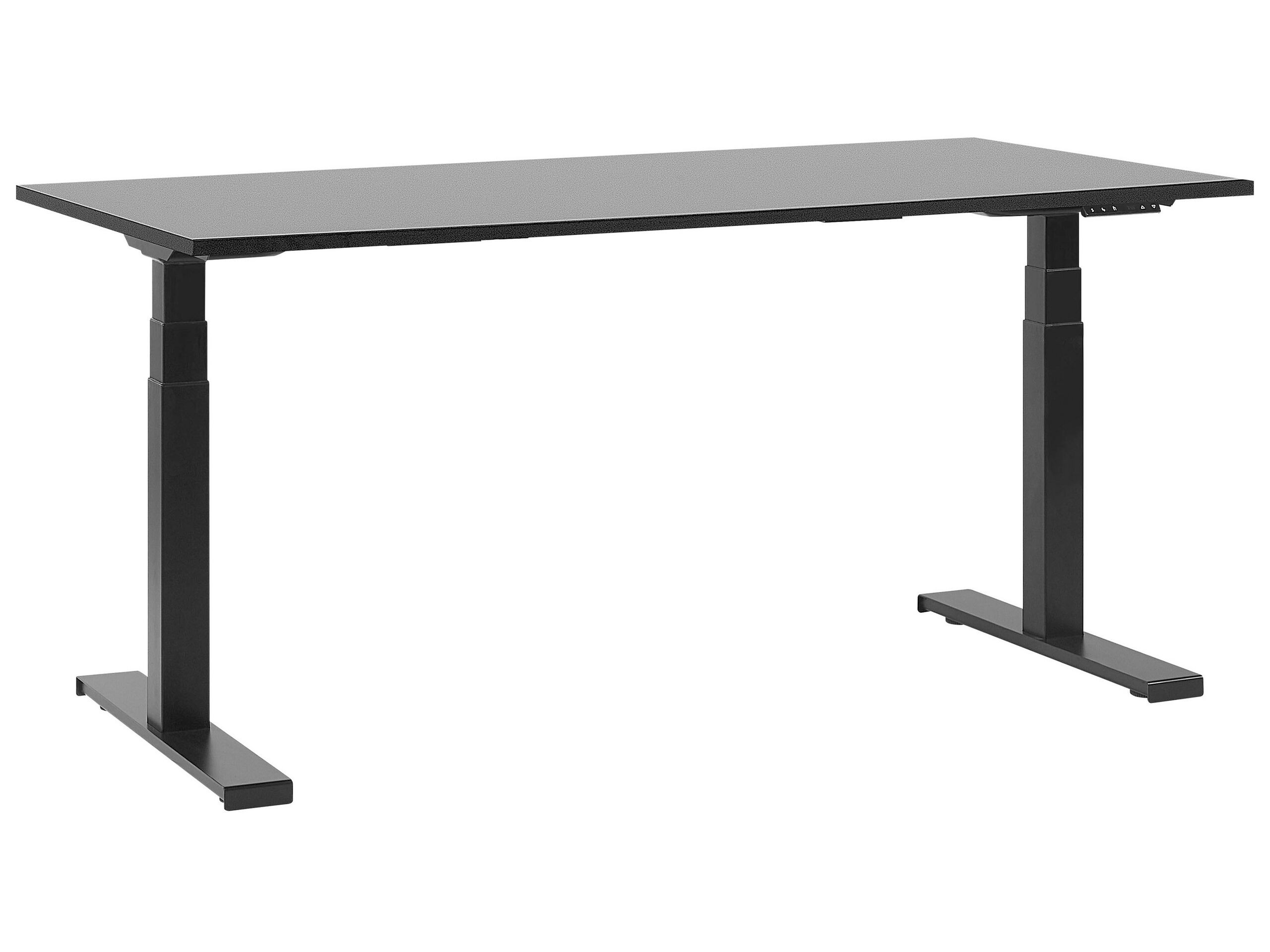 Biurko regulowane elektrycznie 160x72 czarne