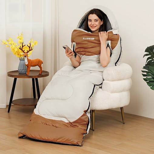 NNETM 1-Person Winter Sleeping Bag Warm