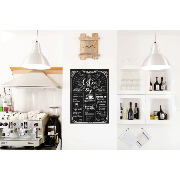 Dekosticker »Coffeeshop«, BxH: 50 x 70 cm