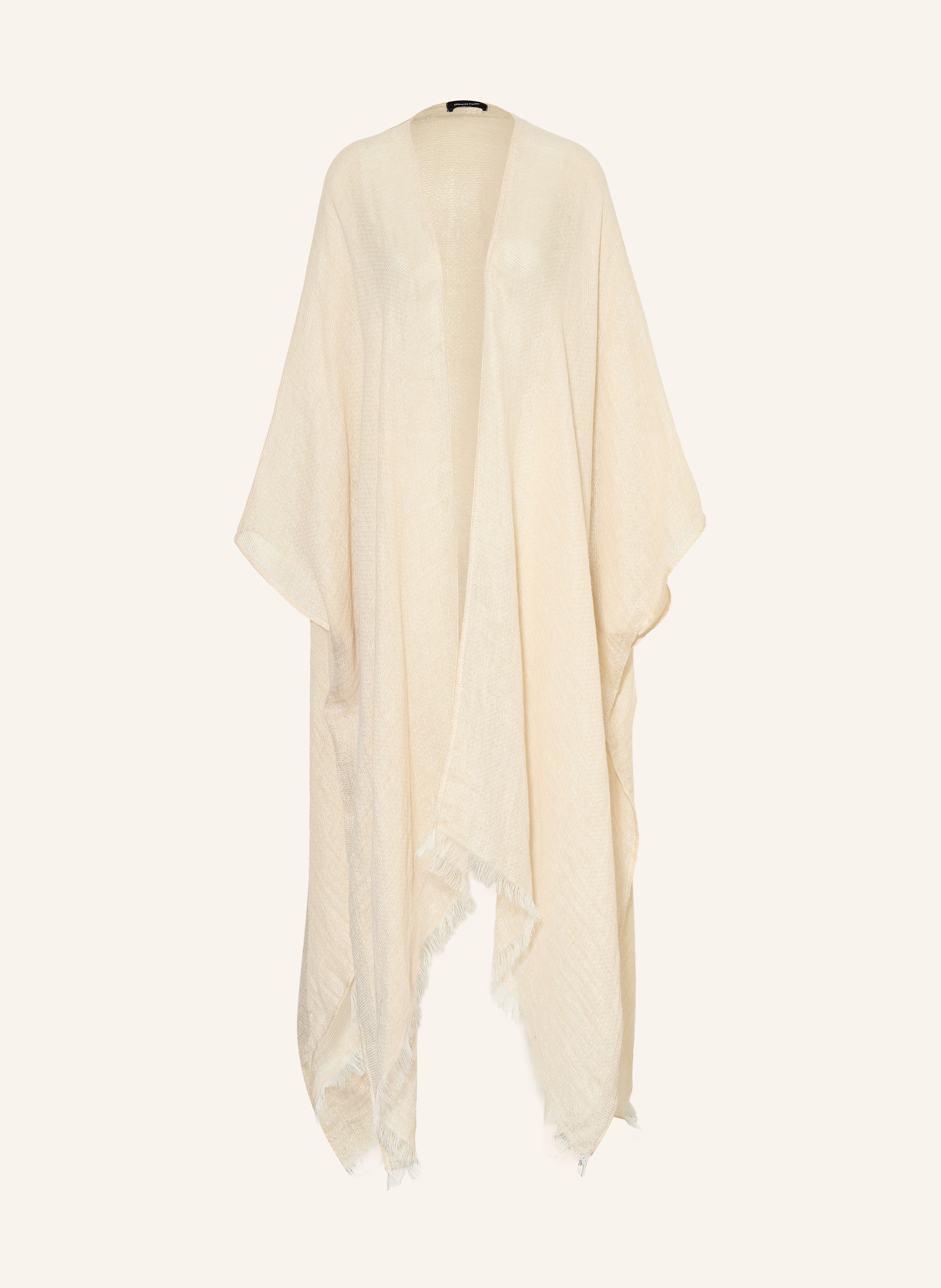 FABIANA FILIPPI Leinenkaftan mit Glitzergarn