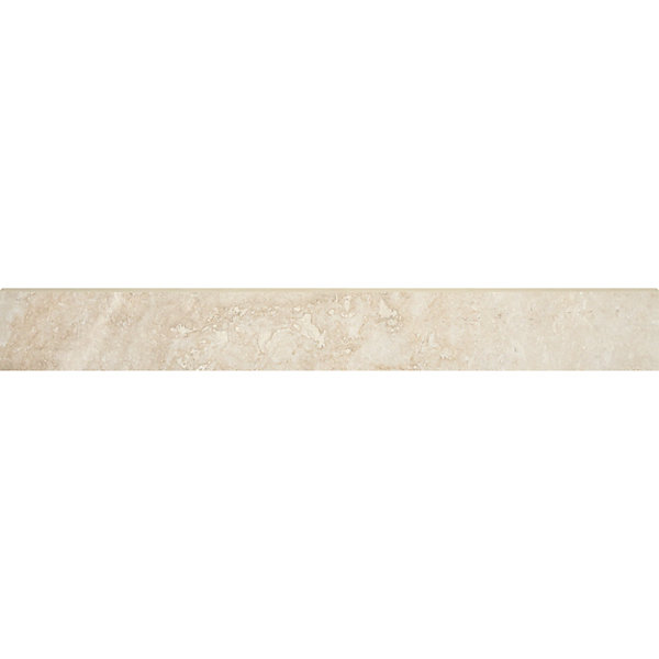 5 Plinthes en porcelaine effet béton beige mat L.60 x l.7,5 cm x ép.8,5 mm, Nor