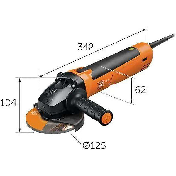 Meuleuse angle filaire fein cg 15-150 bl 230 V 1500 W 15 cm