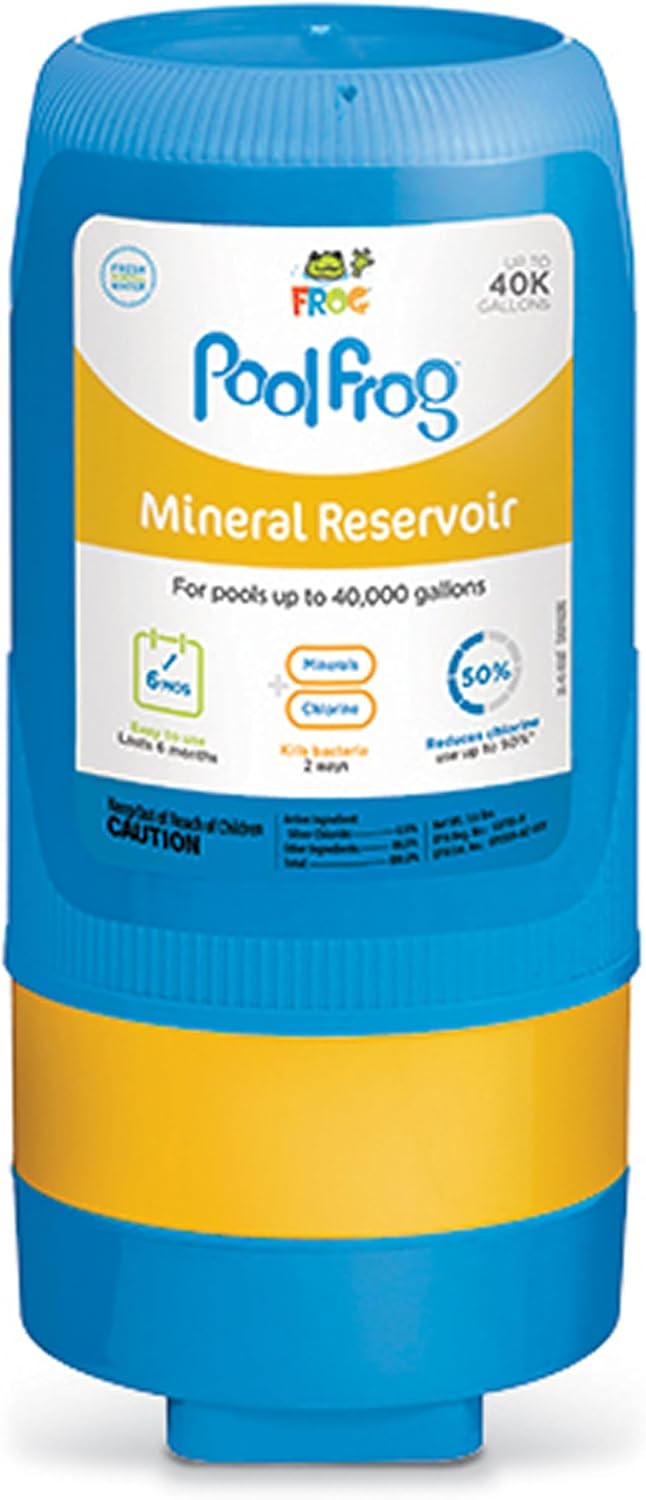 FROG Replacement Mineral Reservoir for use with Pool FROG Model 5400 and XL PRO Cyclers - Prefilled Mineral Cartridge for Quick & Easy Pool Sanitization