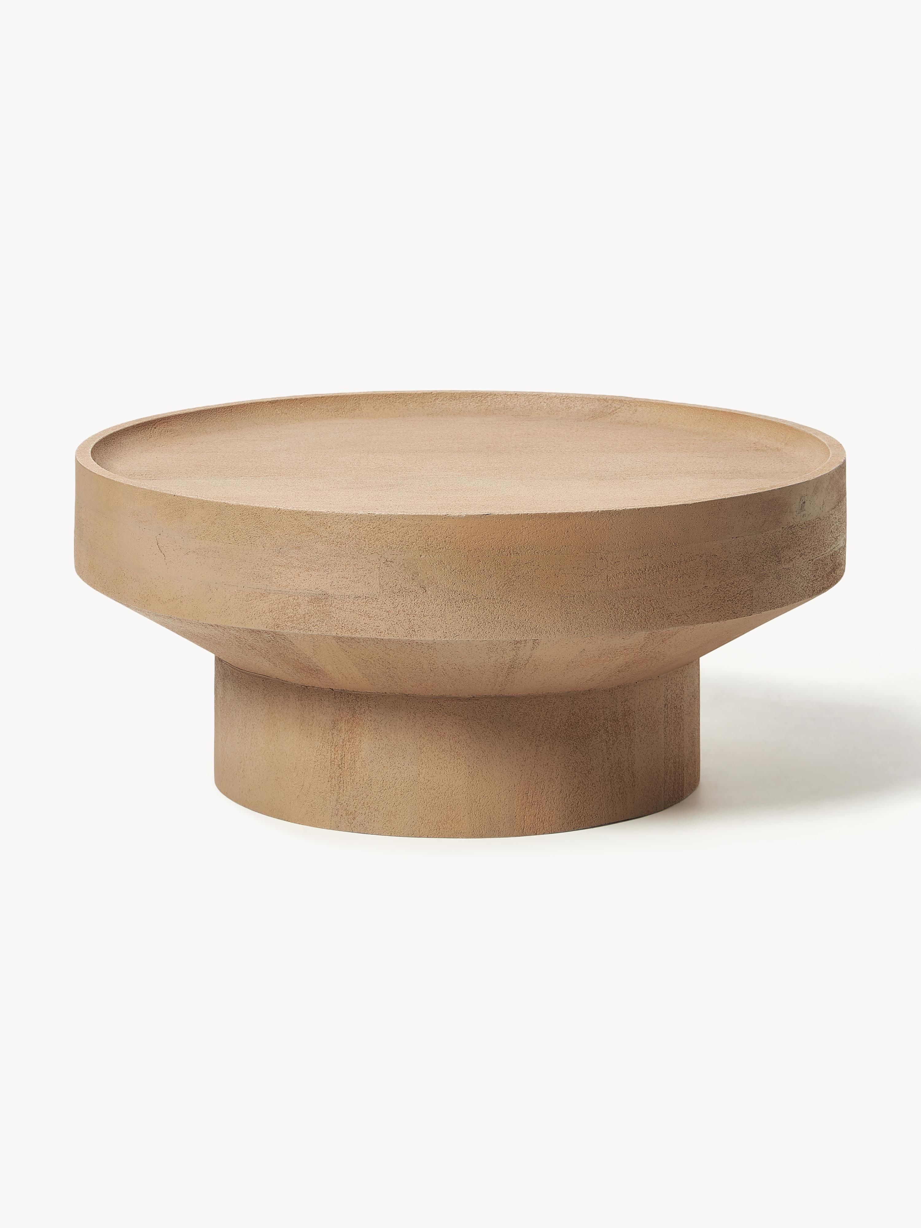 Runder Couchtisch Benno aus Mangoholz