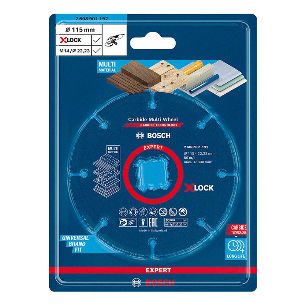 KAPPESKIVE BOSCH CARBIDE MULTI WHEEL 115MM