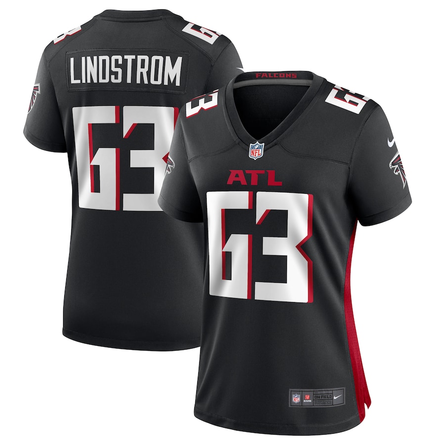 Chris Lindstrom Atlanta Falcons Nike Women's Team Game Jersey -  Black