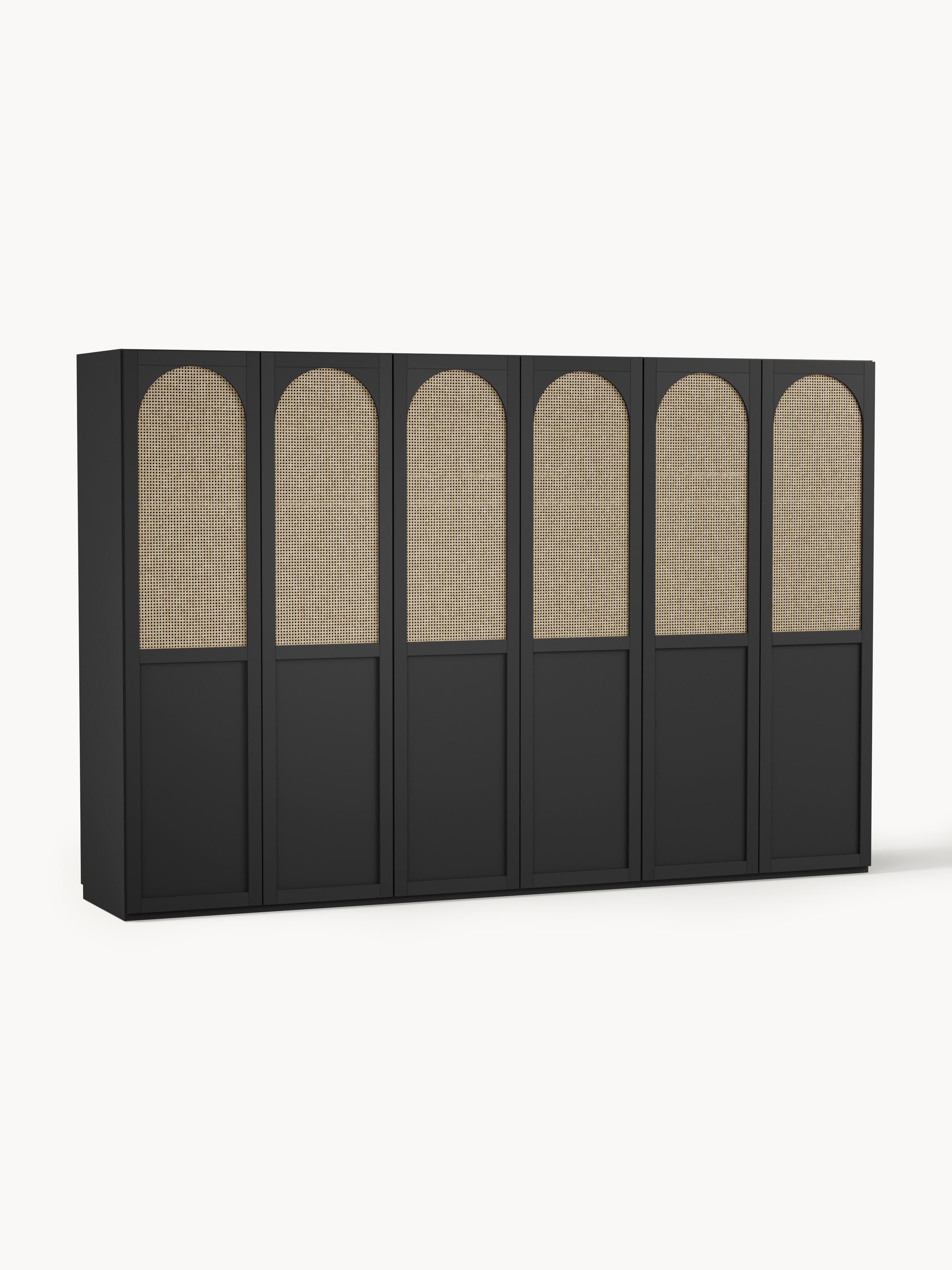 Modularer Drehtürenschrank Jeanne, 300 cm Breite, in verschiedenen Größen
