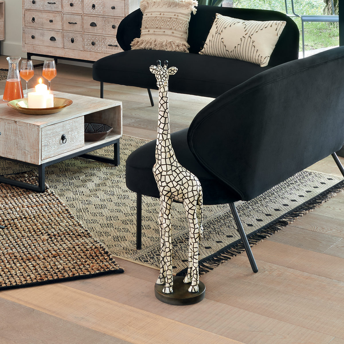 Statue "Giraffe" H.89 cm