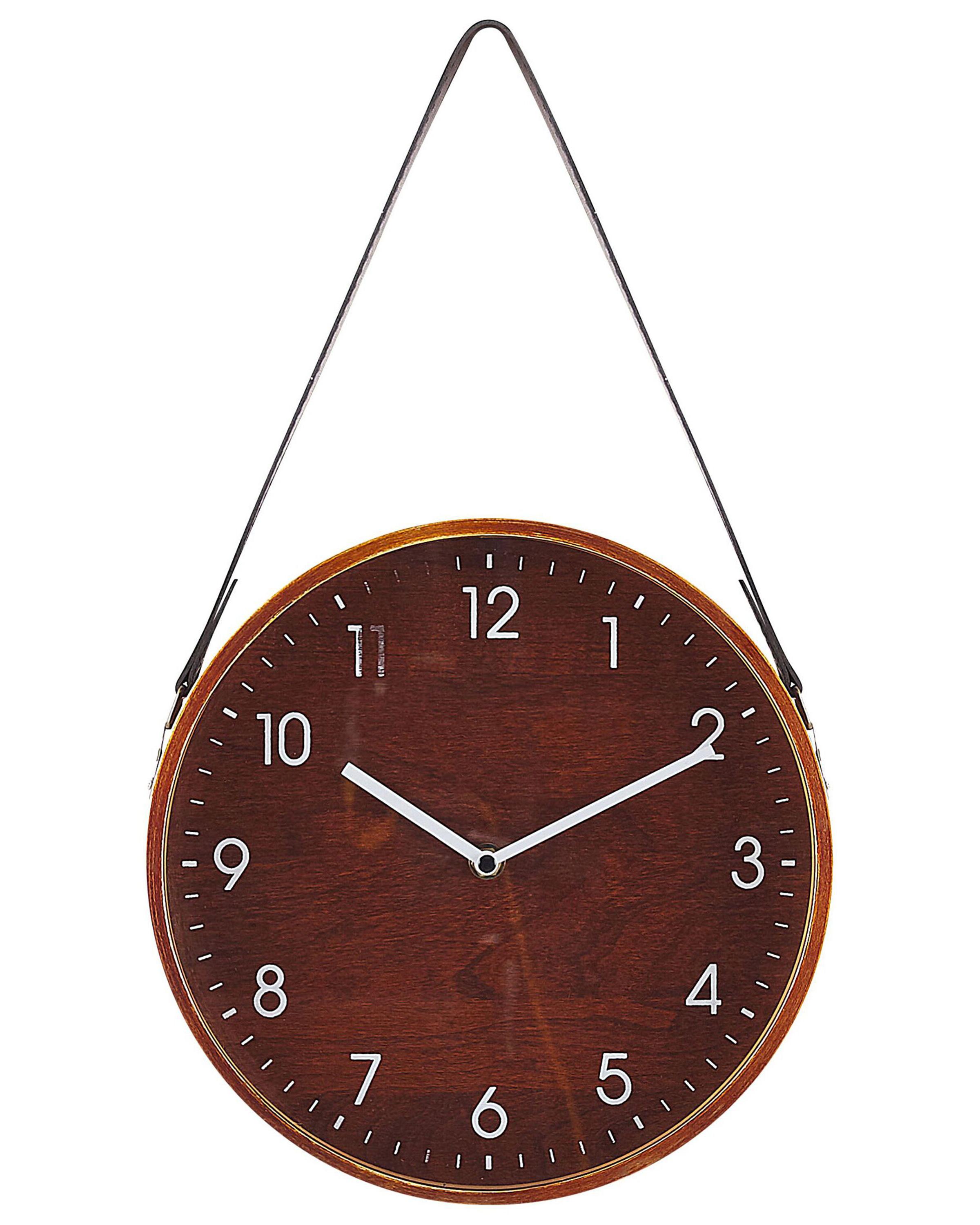 Wall Clock RENENS 26 cm Brown