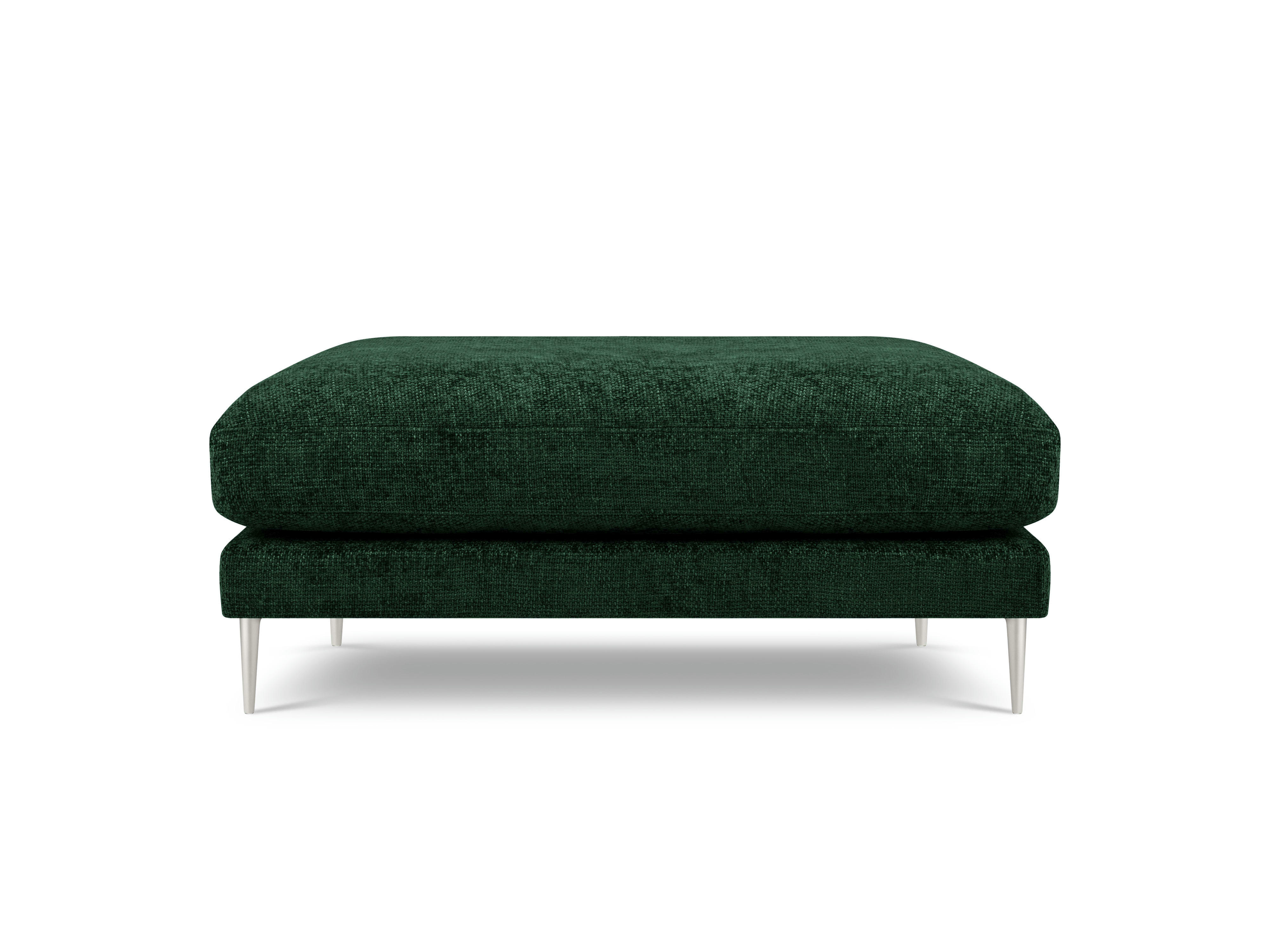 JOG - Pouf en tissu structuré vert