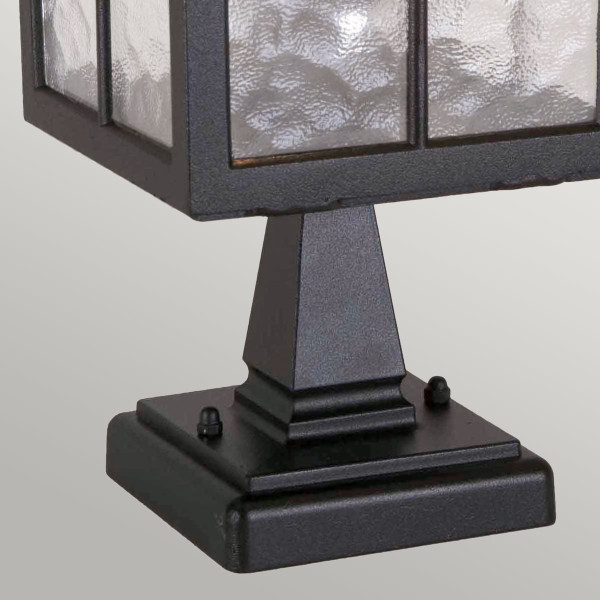 Lampa ogrodowa stojąca czarna Winchester wys:41 cm 1xE27x60W IP44 Elstead