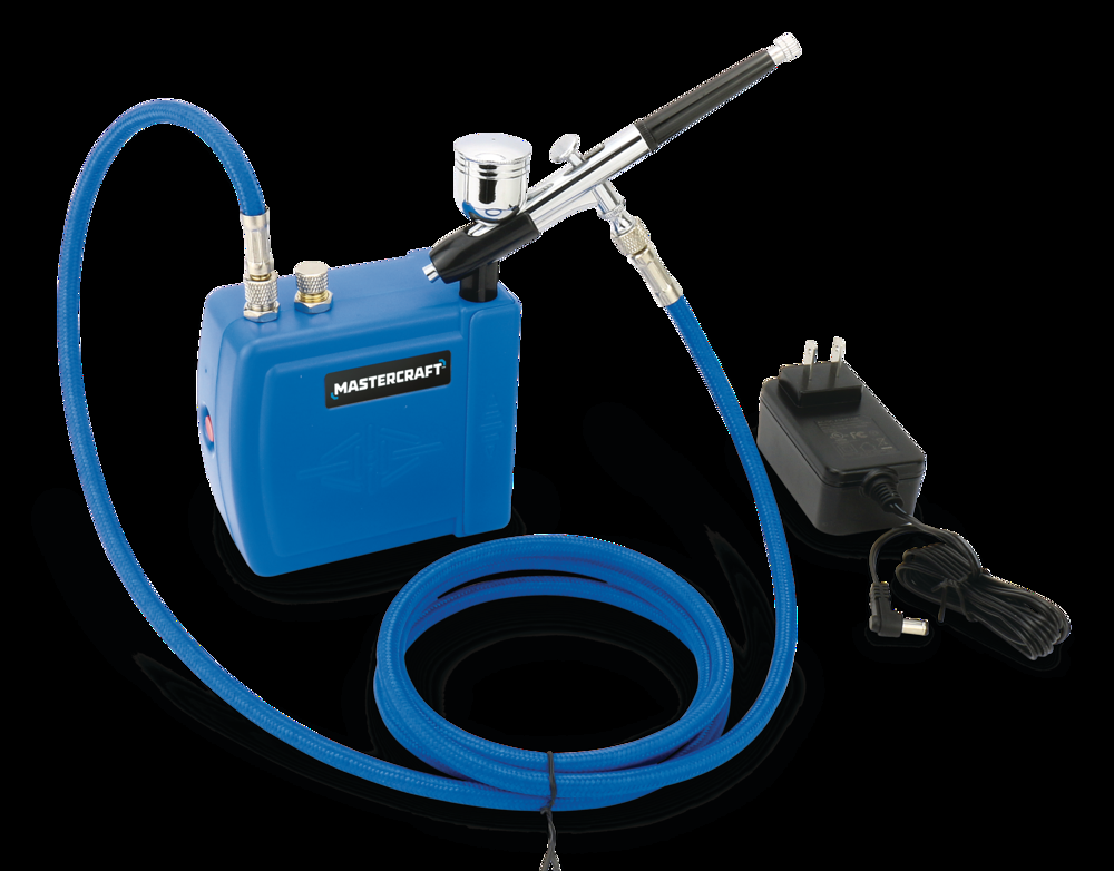 Mastercraft Mini Air Brush Compressor Kit