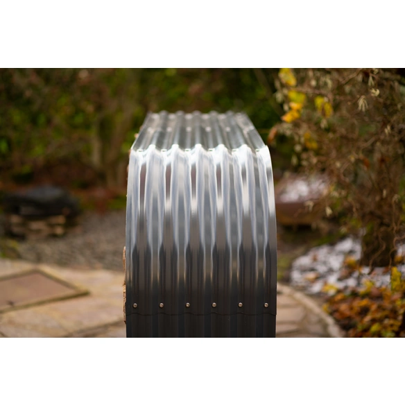 Kaminholzregal »Hajo«, BxHxT: 212 x 111 x 46 cm, Stahlblech