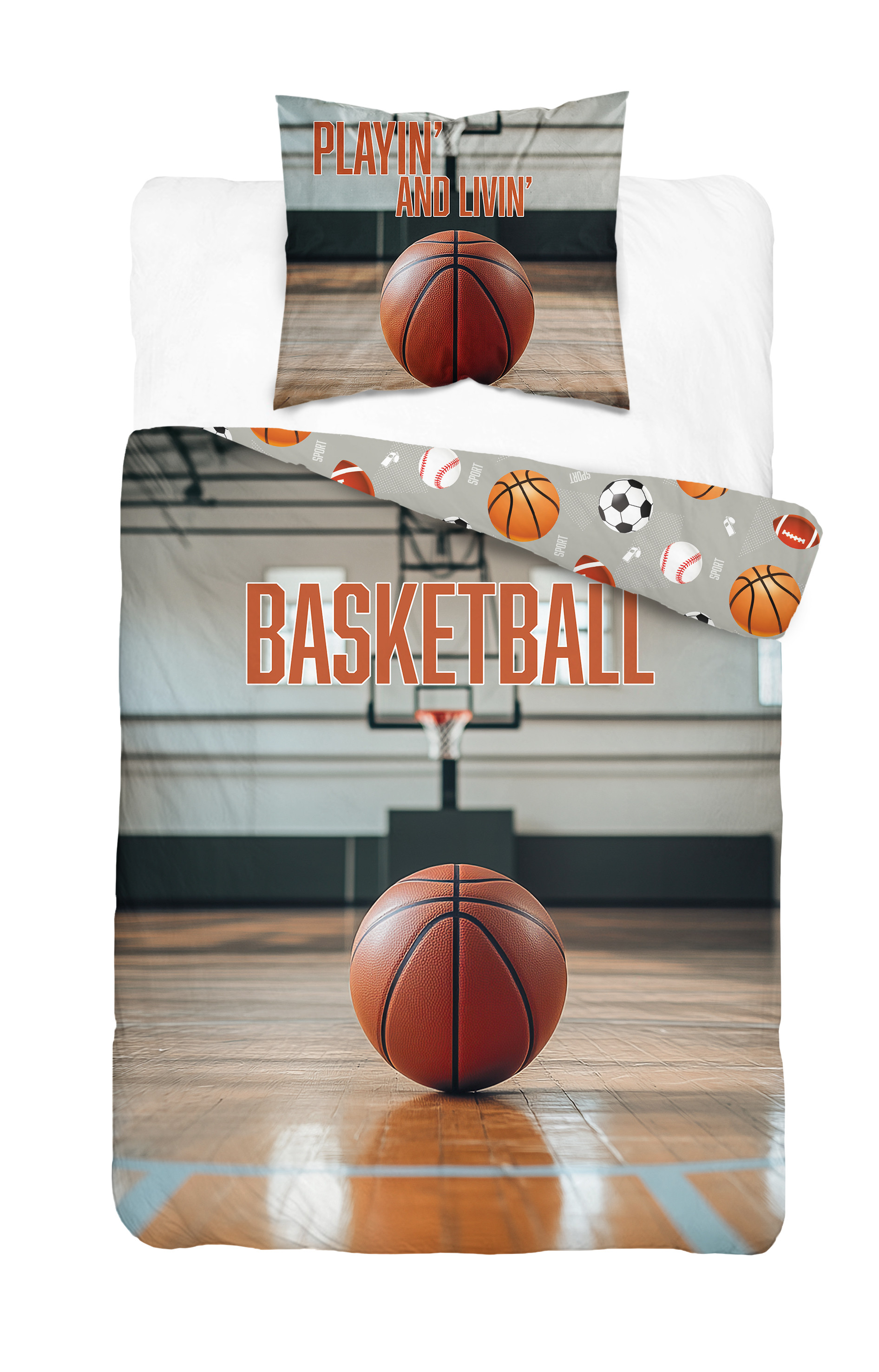 Pościel Koszykówka Basketball 140x200 Detexpol