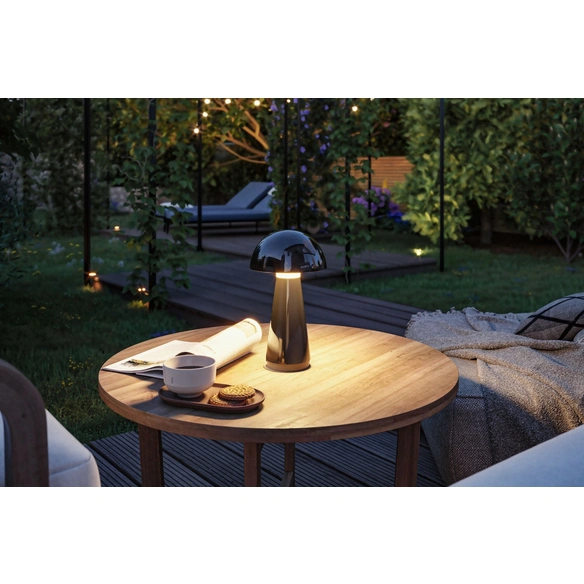 Tischleuchte, IP44, schwarz
