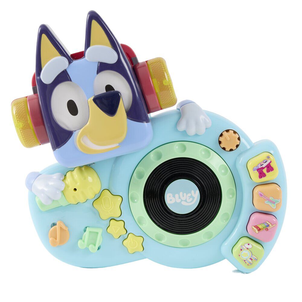 Jeu platine DJ enfant Bluey son et lumière violet 29x7,5xH27cm