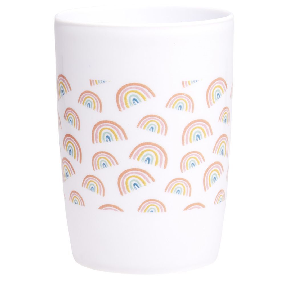Gobelet motif arc en ciel Ø7xH9,7cm