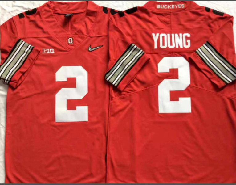 YOUNG NCAA Ohio State Buckeyes Nike Vapor Limited Jersey