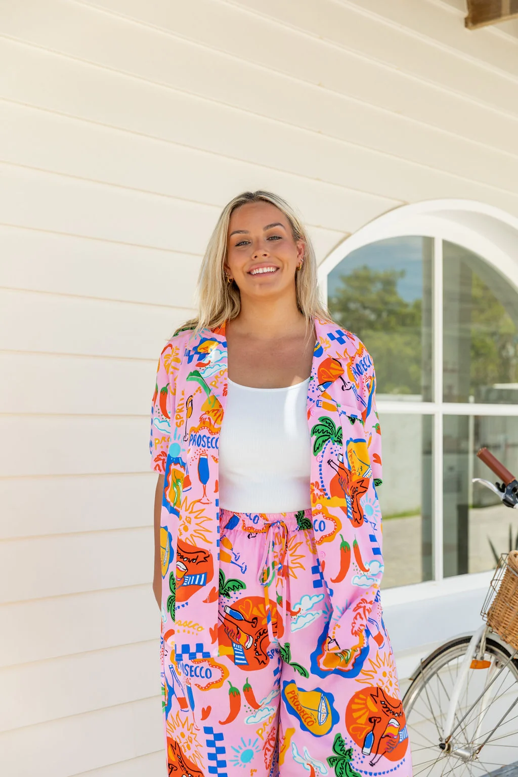 Marley Linen Blend Shirt in Cin Cin