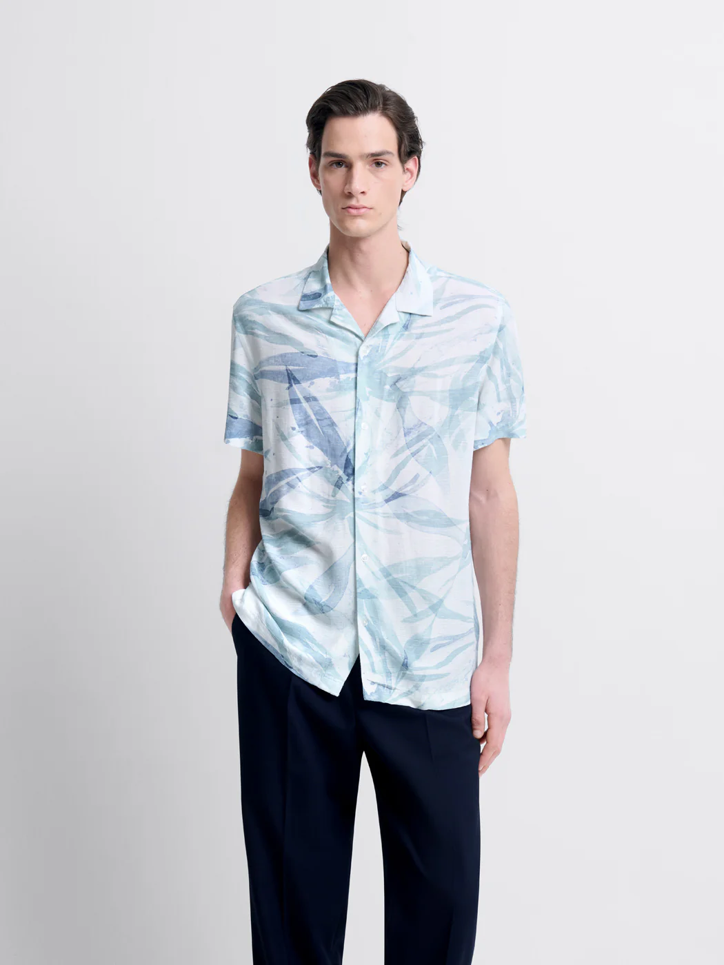 Chemise manches courtes regular à motif