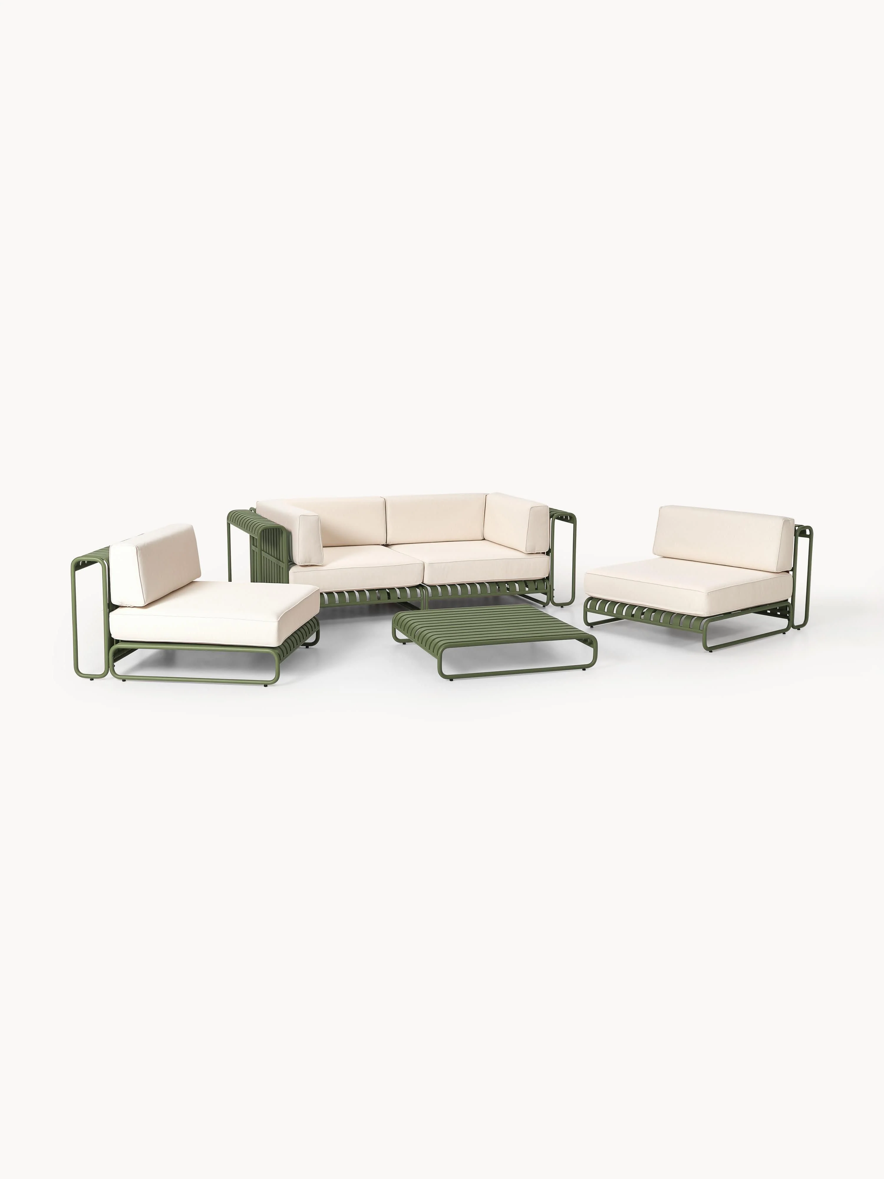 Modulares Garten-Lounge-Set Caio, 4er-Set
