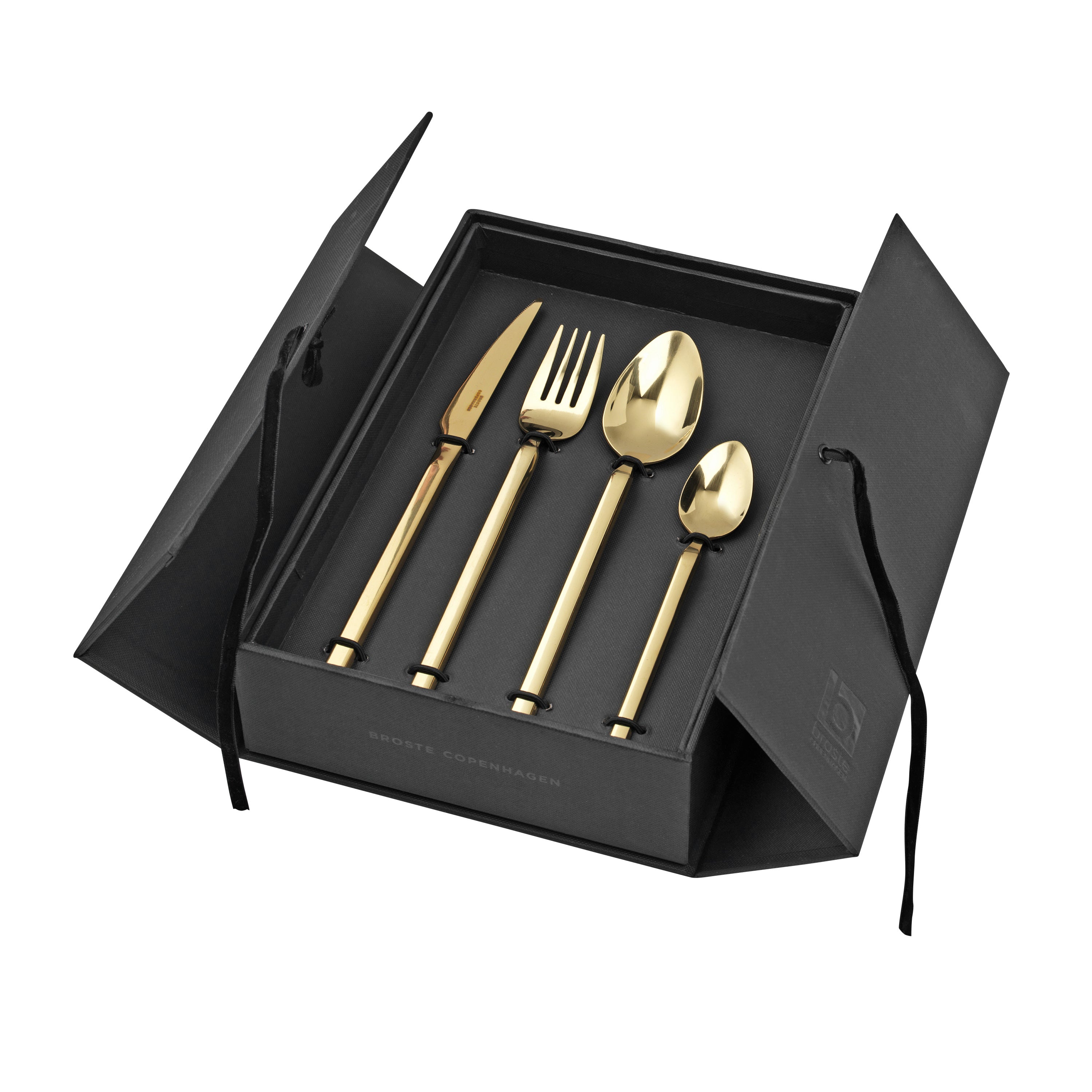 Broste Copenhagen Tvis Bestekset 16-delig - Goud