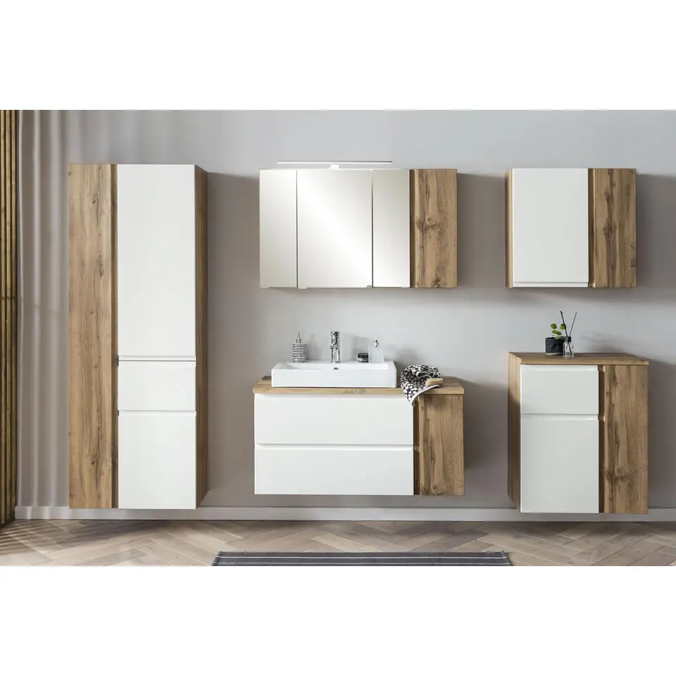 Bijzetkast badkamer Varese - 65 x 35 x 64 cm - Wit