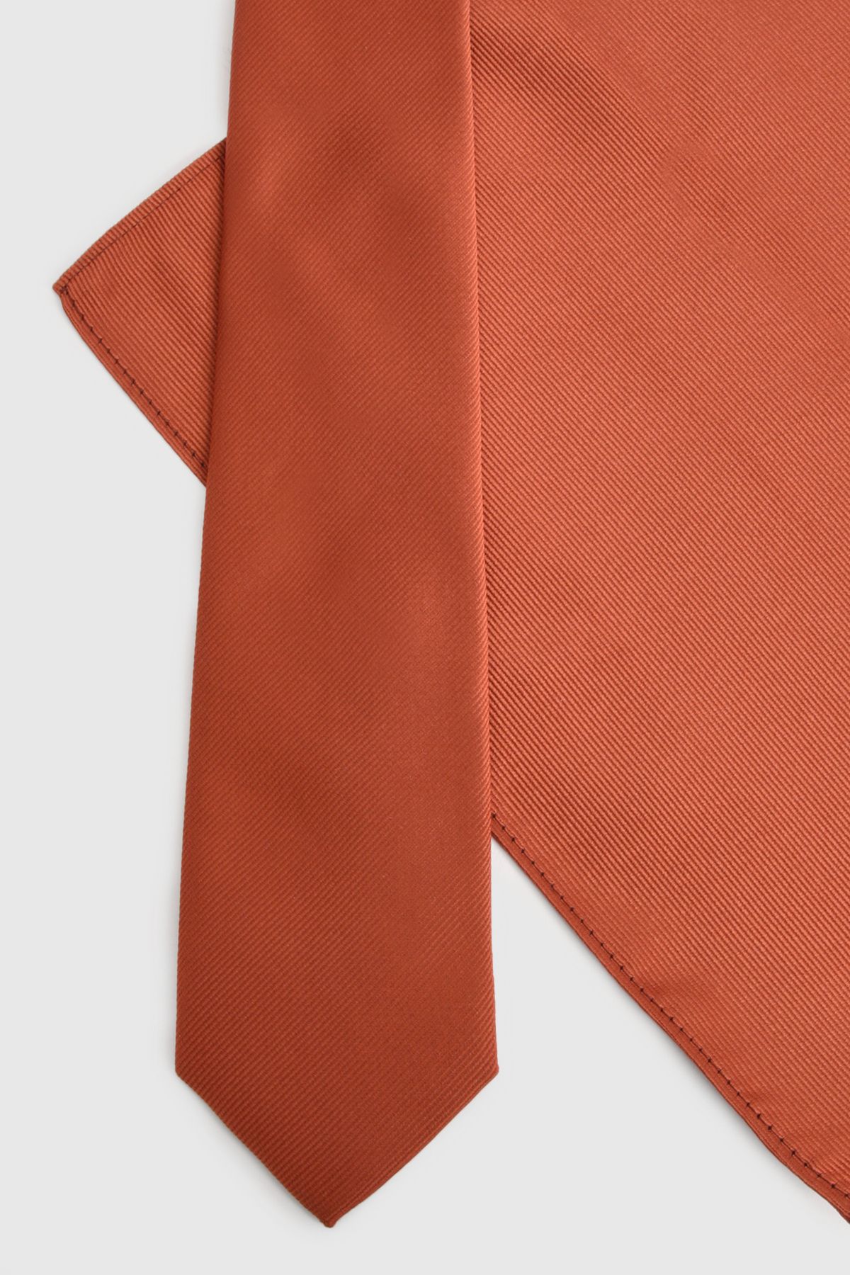 Burton Rust Tie and Pocket Square