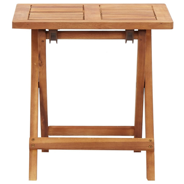 VidaXL Stolik kawowy Brąz 40 x 40 x 40 cm Drewno akacjowe