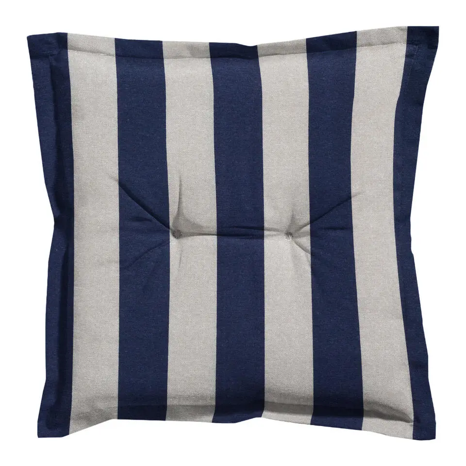 Madison - Zitkussen Amora - Blauw - 50x50x7cm - Set van 4