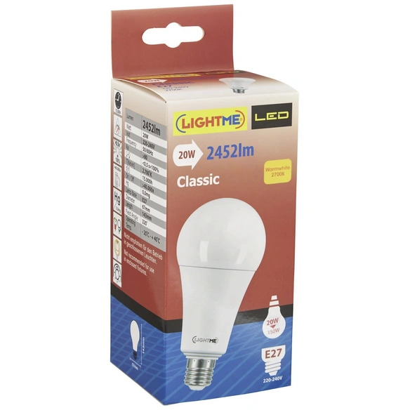 LED-Leuchtmittel »Classic«, 20 W, E27, 2700 K, warmweiß, 2452 lm