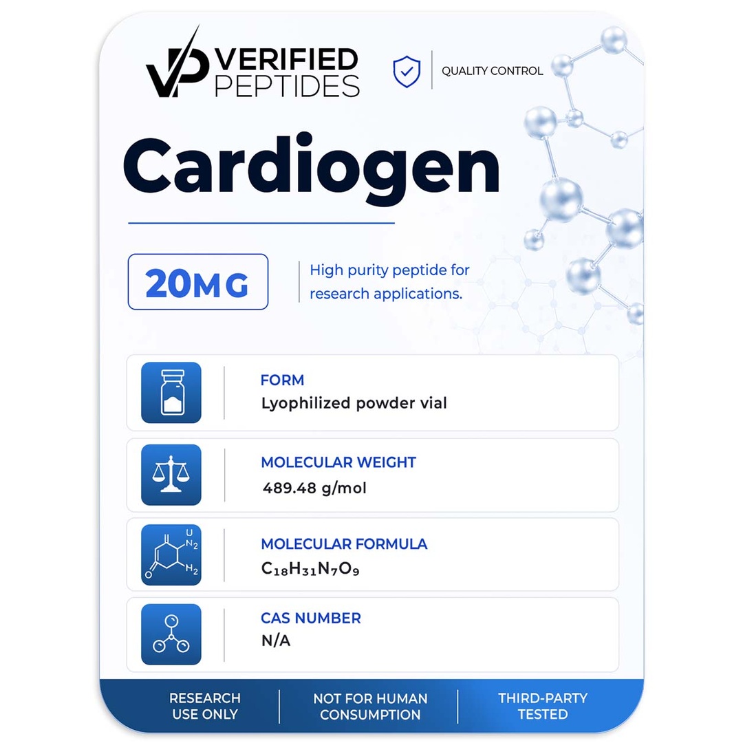 verified peptides cardiogen