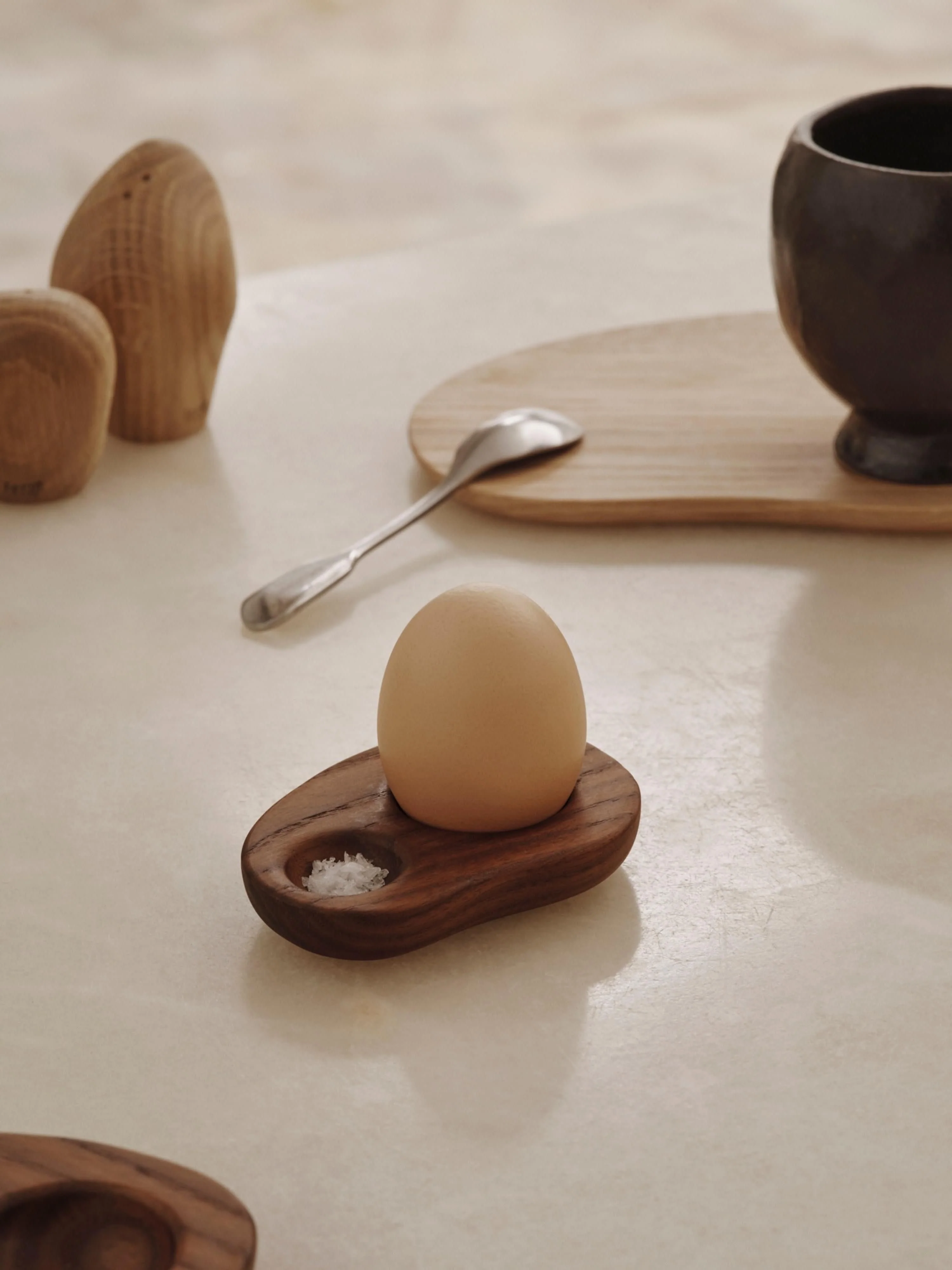 Eierbecher Cairn aus Eschenholz, 2er-Set