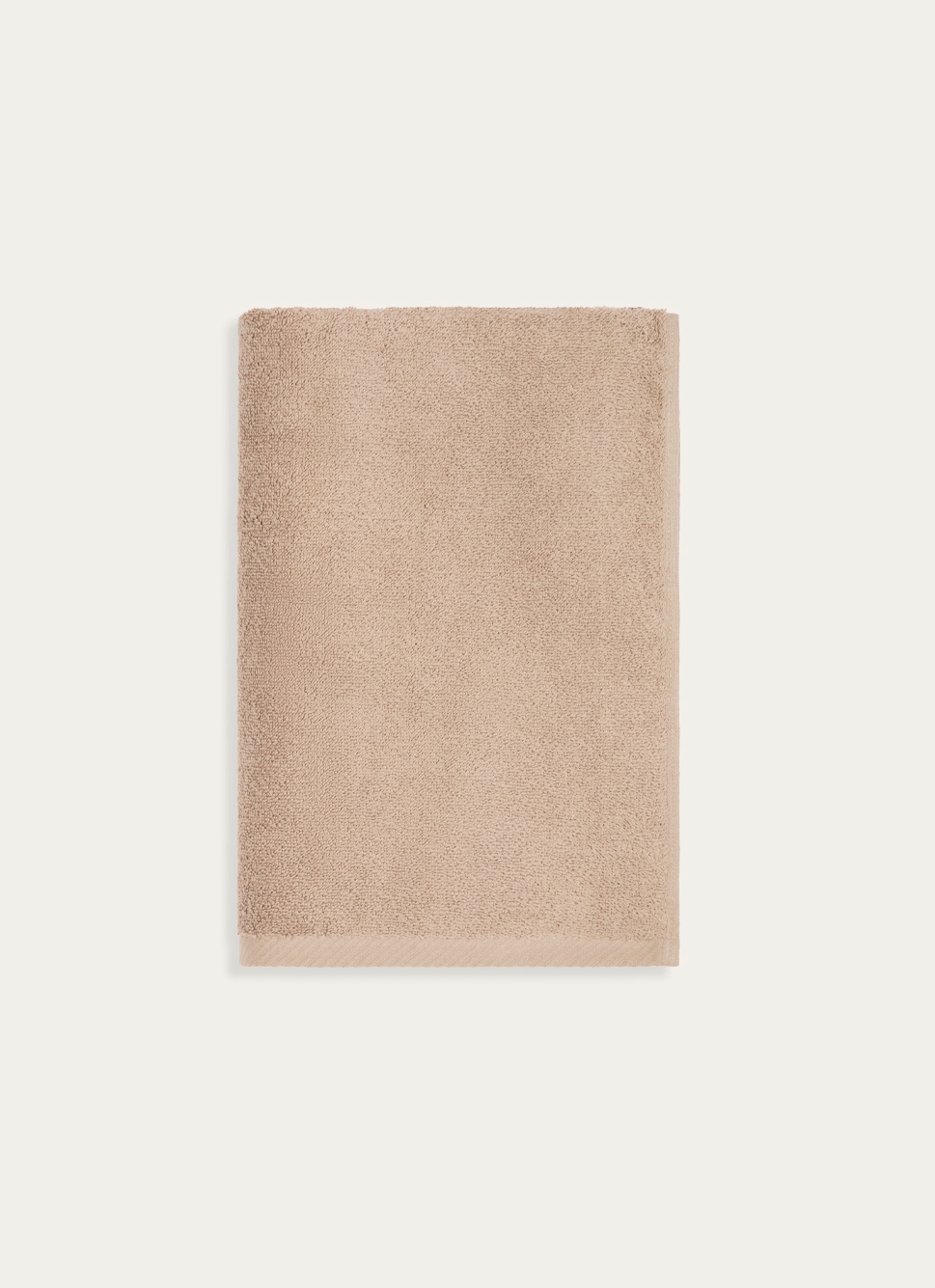 DRAP DE BAIN EN COTON UNI BASIL VERT