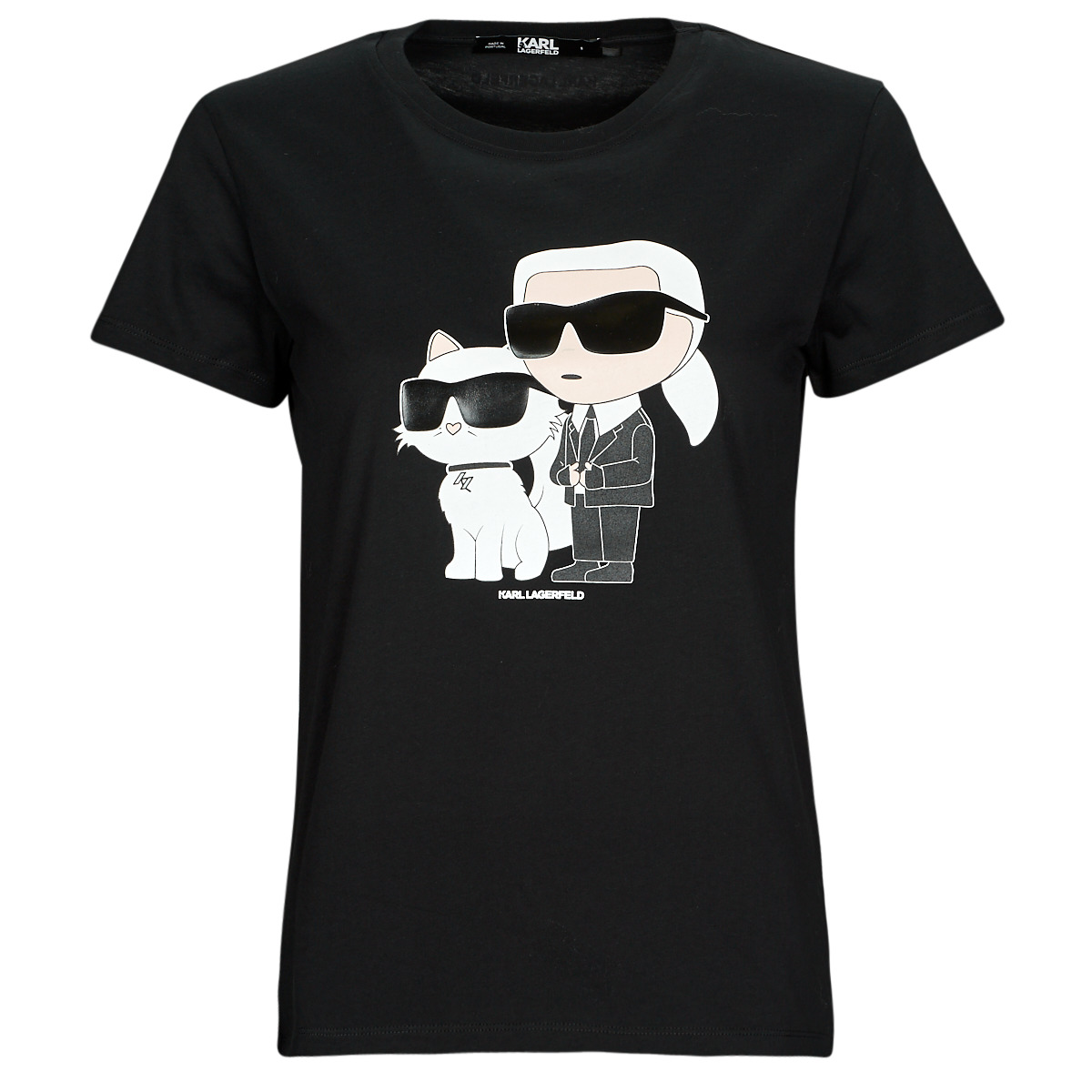 Karl Lagerfeld - IKONIK 2.0 T-SHIRT - Black
