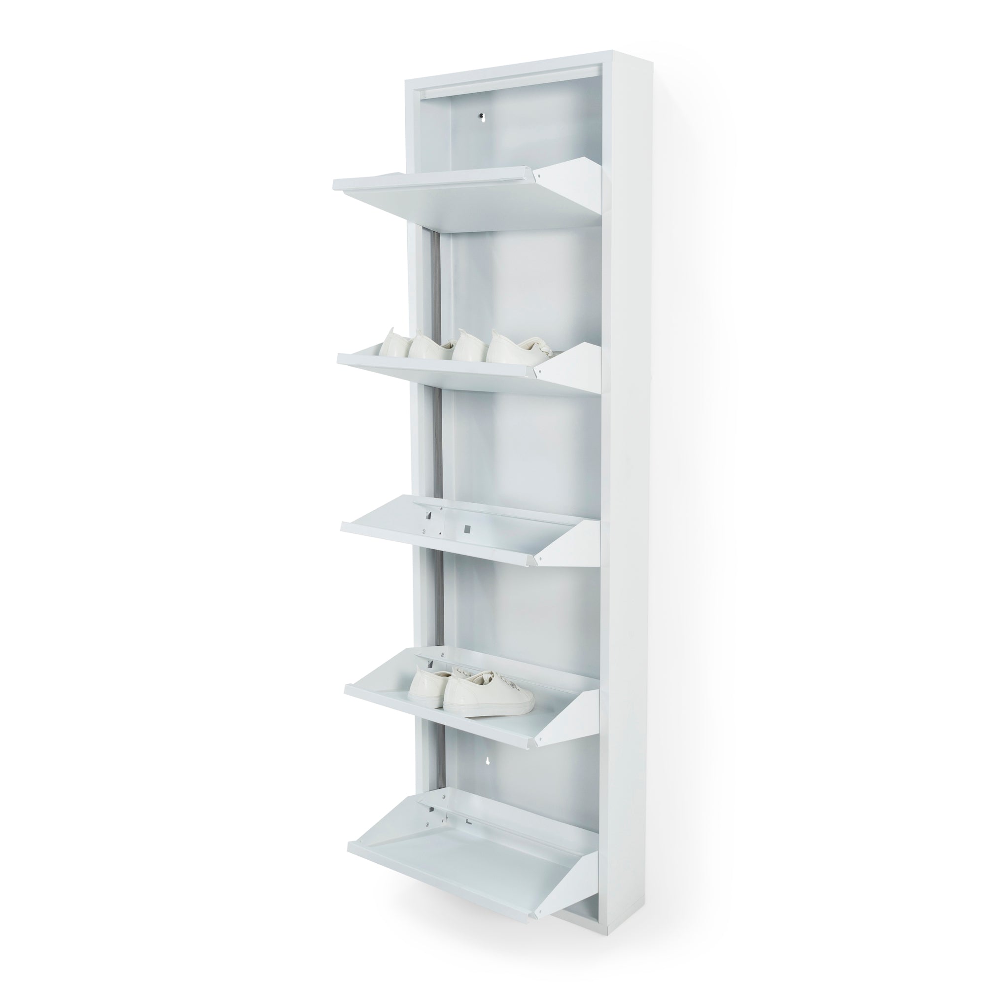 Spinder Design schoenenkast Billy 5 - Wit -10 paar schoenen