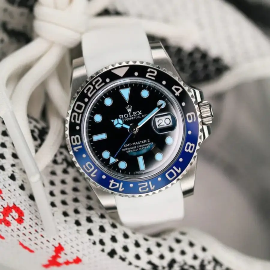 Rolex – GMT-Master –  Rubber Strap – White