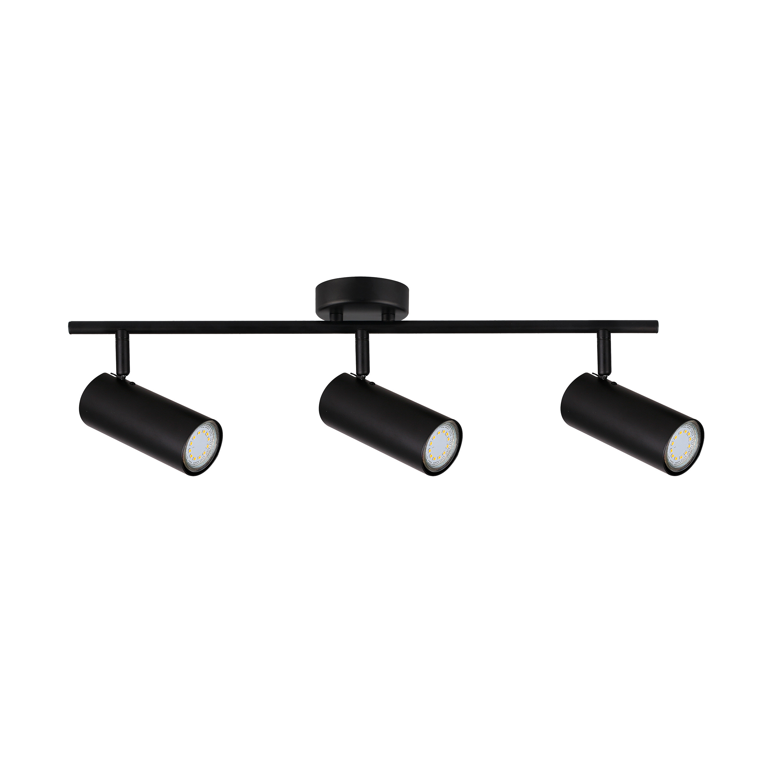 Lampa sufitowa czarna COLLY 3xGU10x15W wym: 18x56x9 cm Candellux