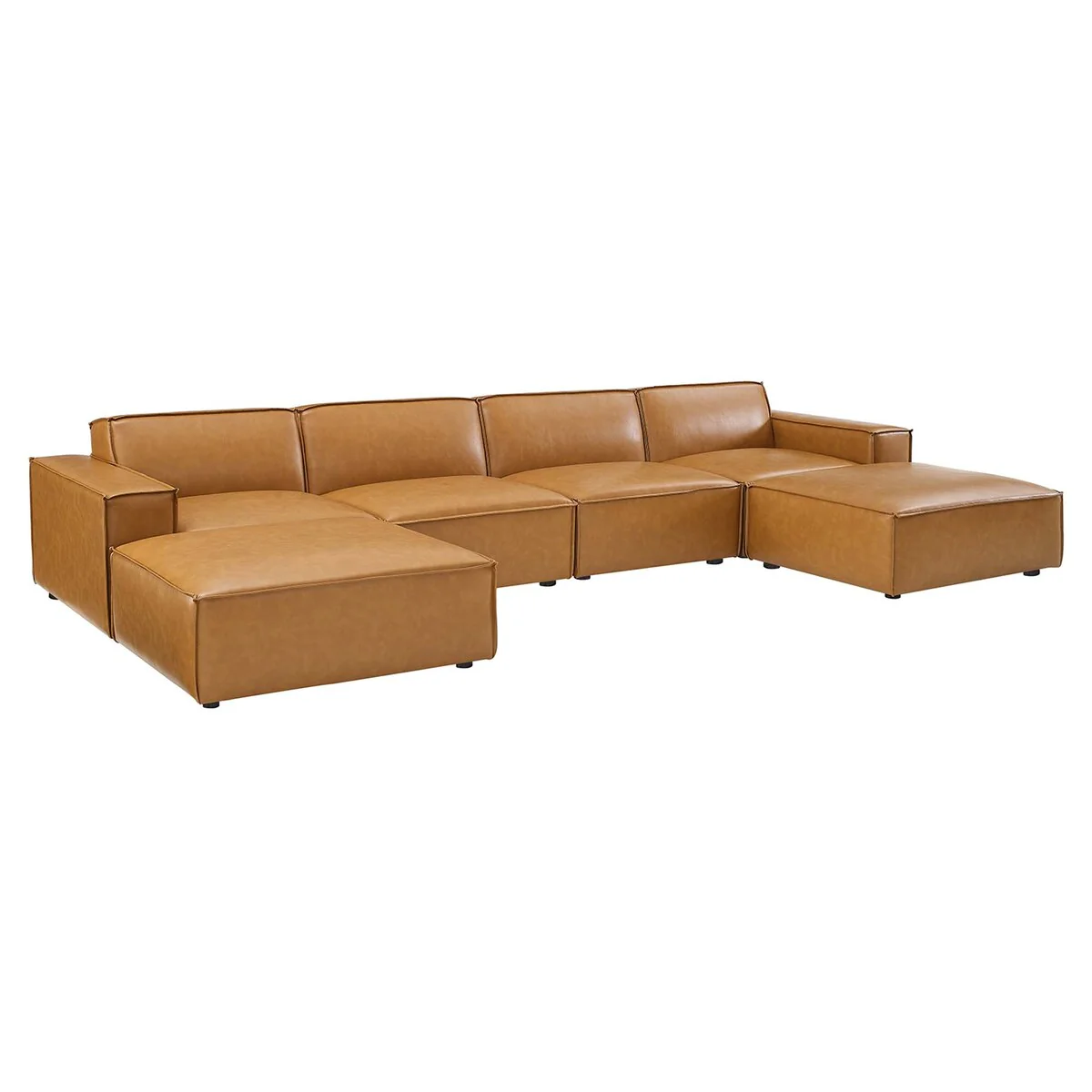 Restore 6-pc. Vegan Leather Sectional Sofa