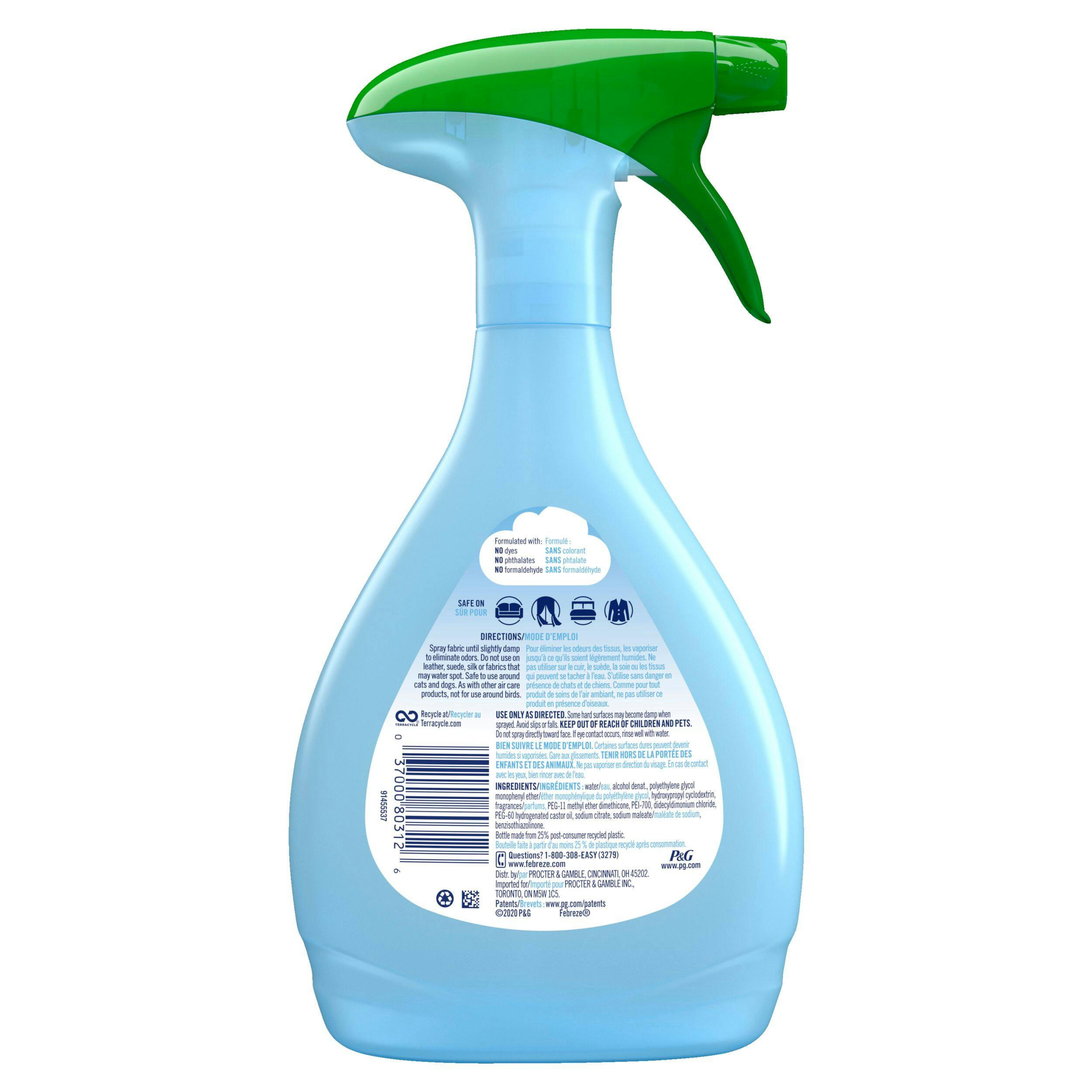 Febreze Odor-Fighting Fabric Refresher Extra Strength Botanical Breeze, 800 mL
