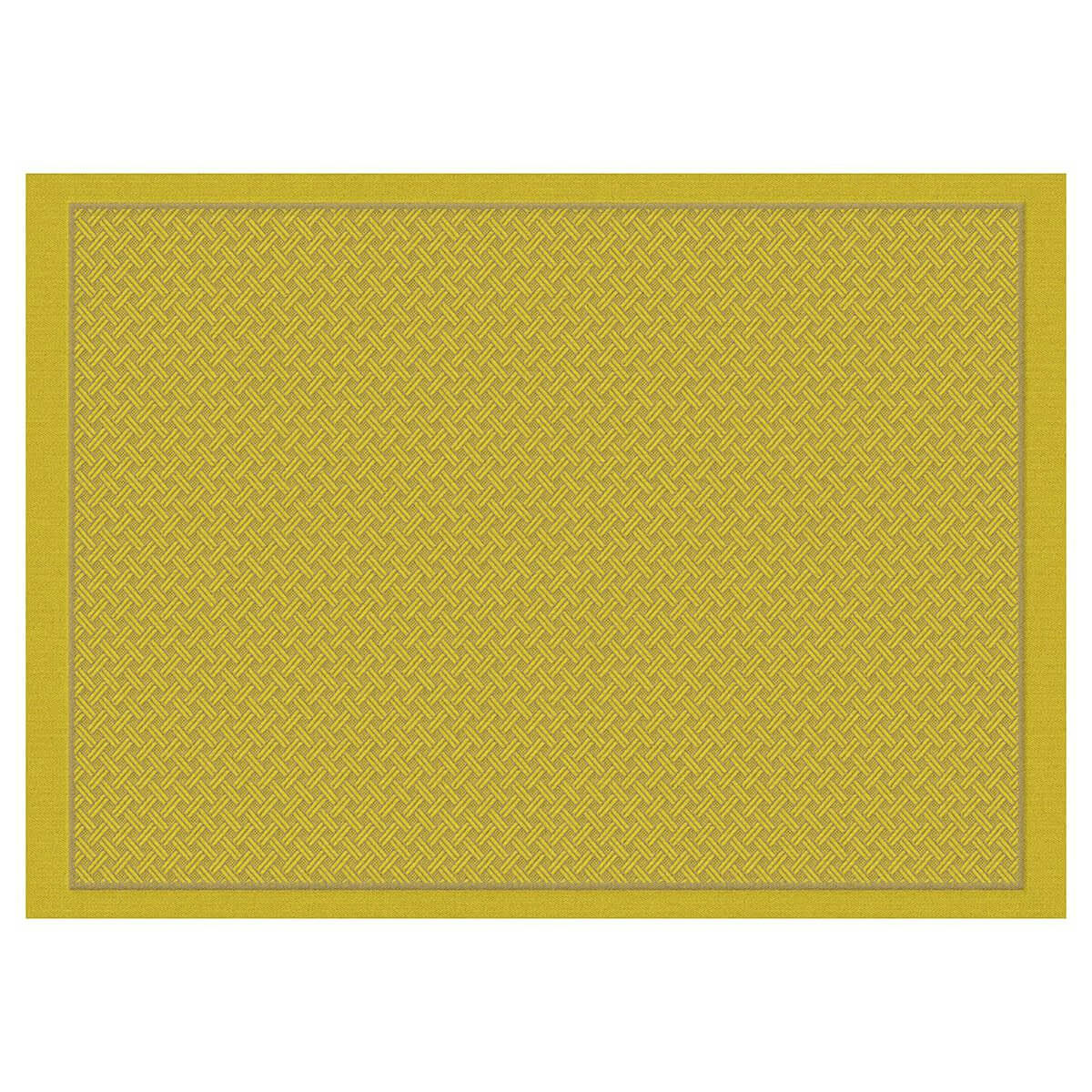 OSMOSE TRESSAGE - Set de table en coton pollen 50 x 36