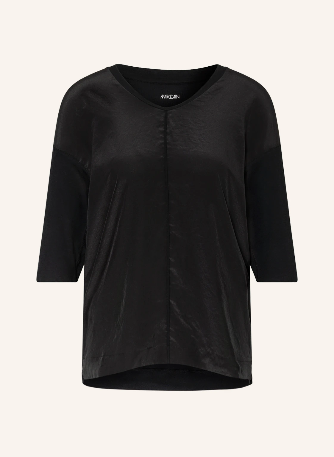 MARC CAIN Blusenshirt mit 3/4-Arm im Materialmix