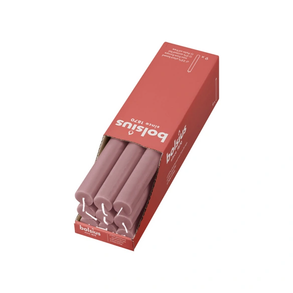 Stumpenkerze, 270/23 mm, eschenrosafarben, 1 Stück