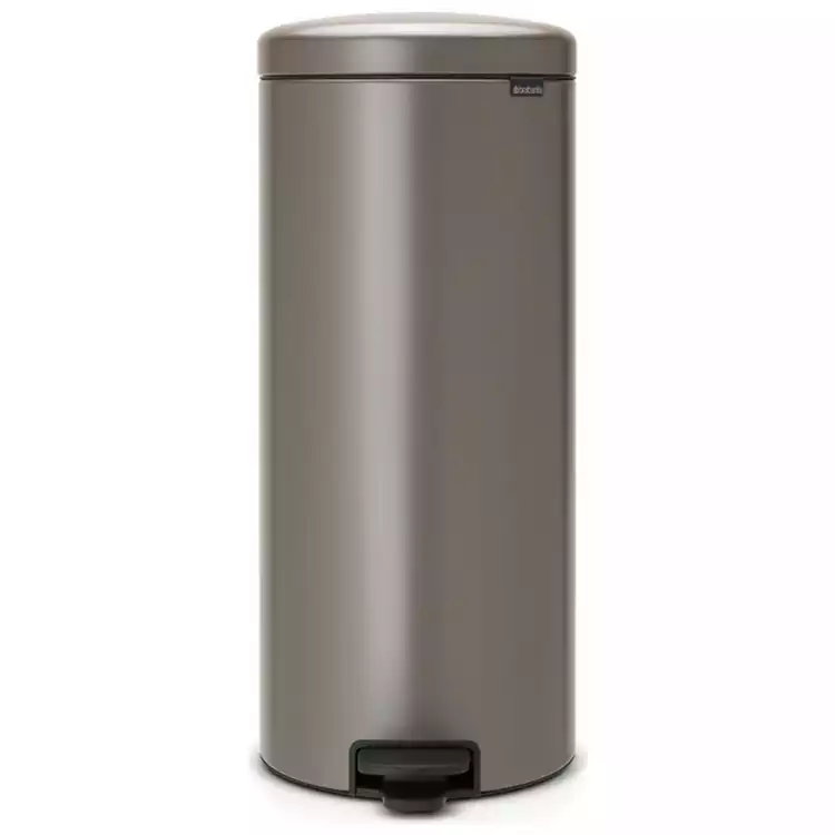 Brabantia 30L NewIcon Pedal Bin - Platinum