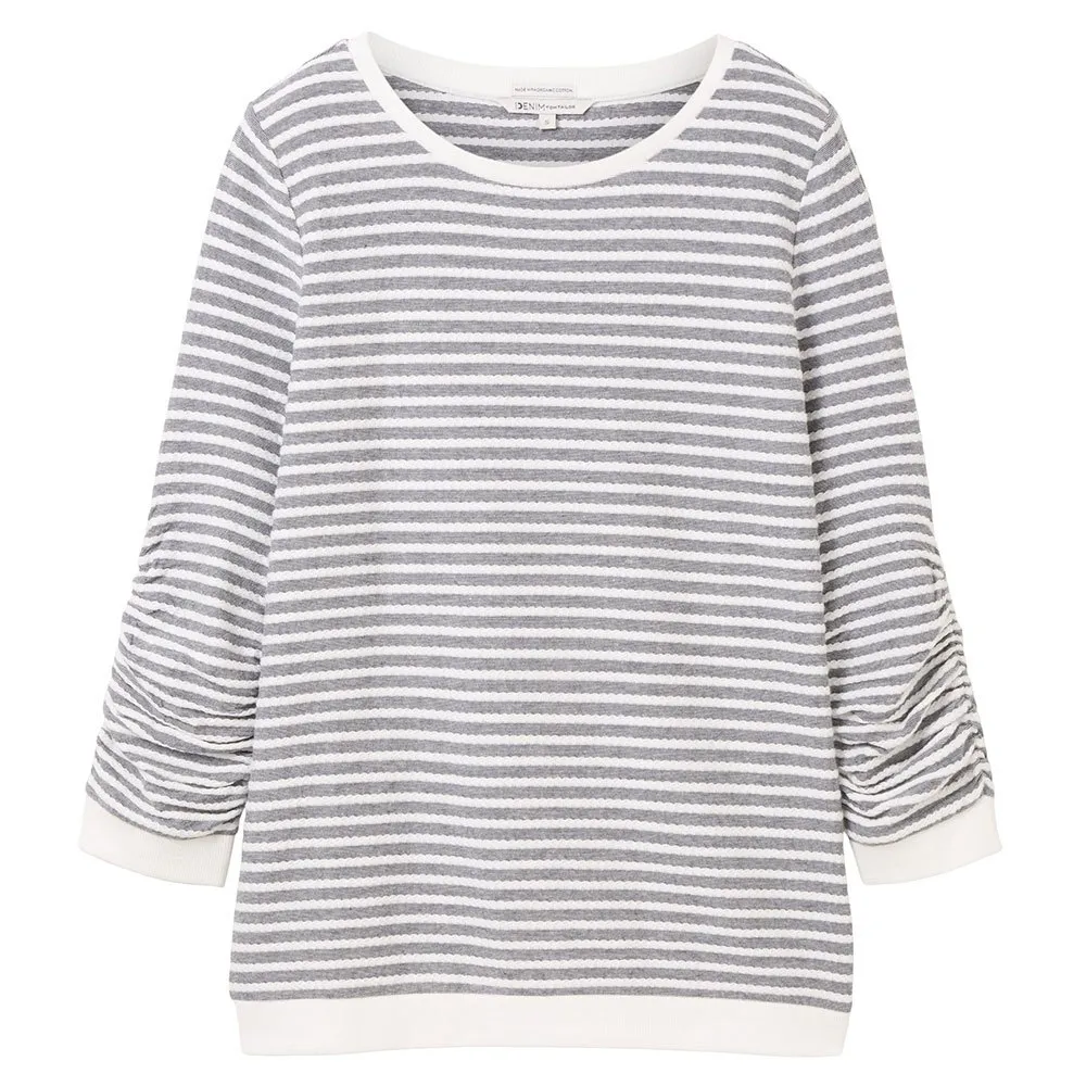 Tom Tailor 1039980 Striped Jacquard sweatshirt