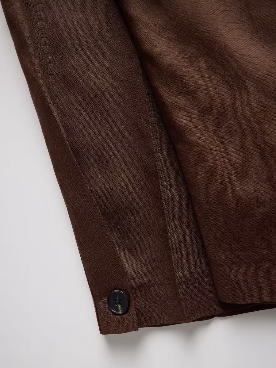 Lyocell Rich Trousers With Linen Blend